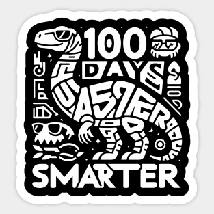 100 Days Smarter - Dinosaur Sticker